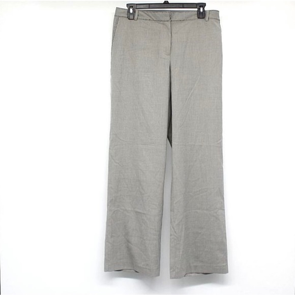 Sigrid Olsen Grey Modernist Trousers 12 - Picture 1 of 4